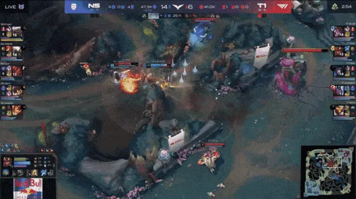 esports完美世界-LCK：Calix岩雀连续抬人，Kingen双杀NS先后1换4大胜T1